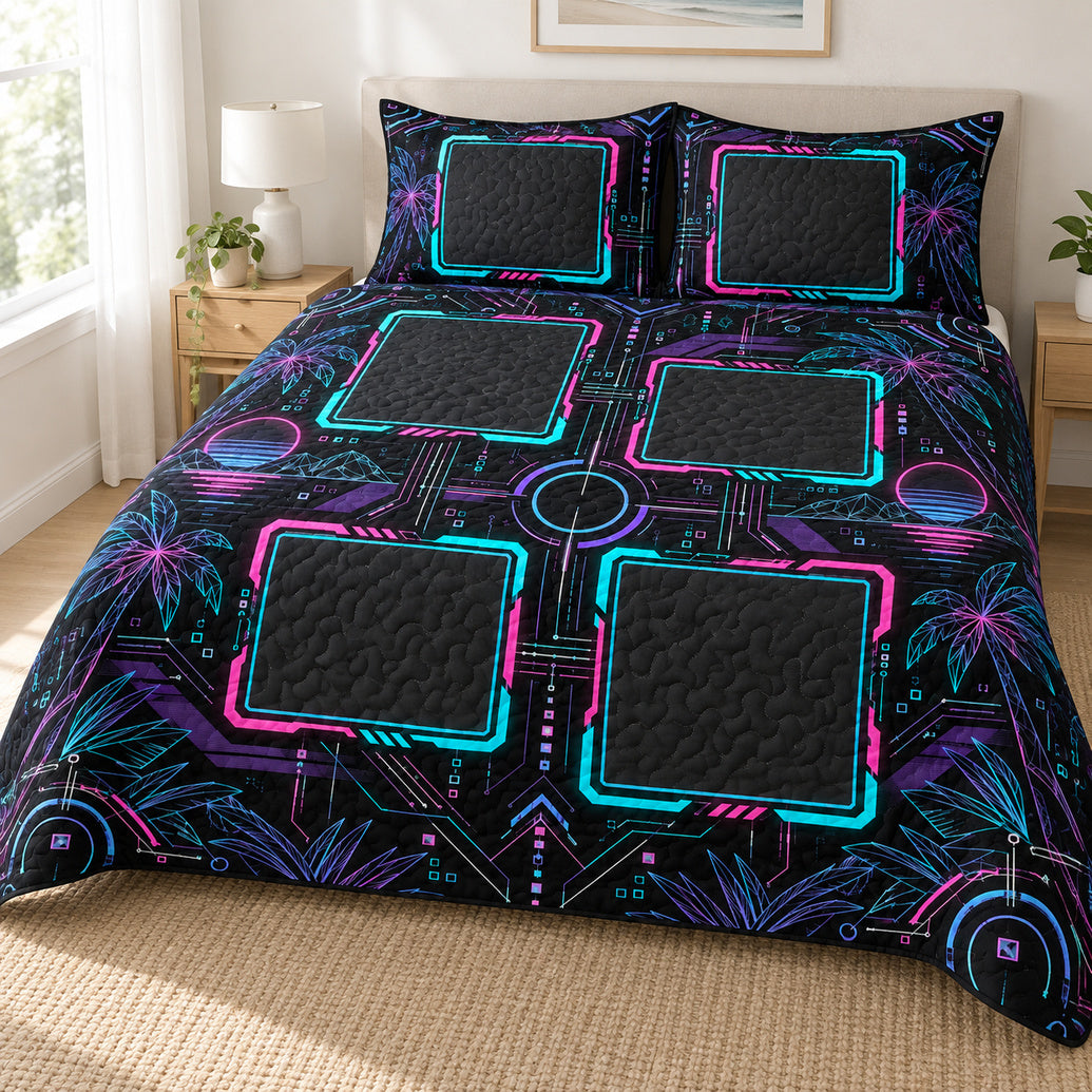 Gridlight Portal Bedroom Bedding Set