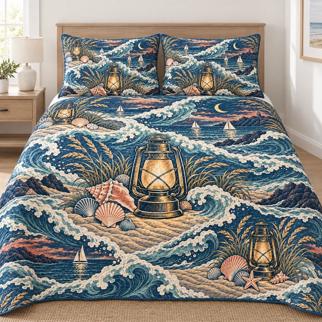 Tidepool Lantern Evening Bedding Set