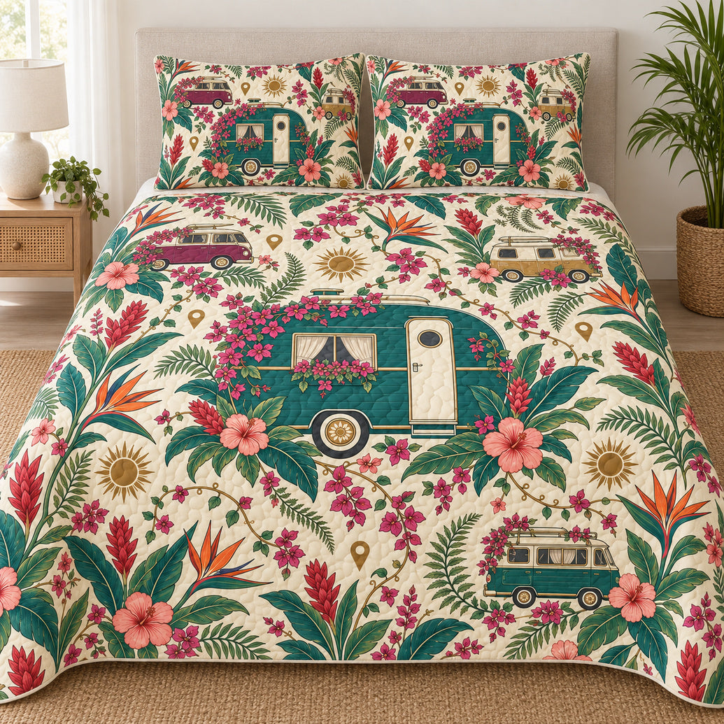 Bougainvillea Roadhouse Bedding Set