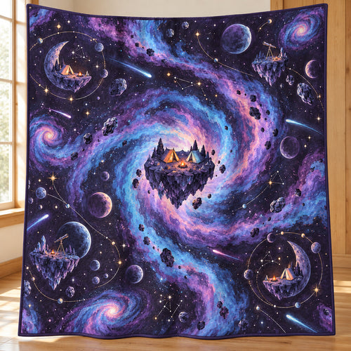 Nebula Campsite Atlas Quilt Blanket