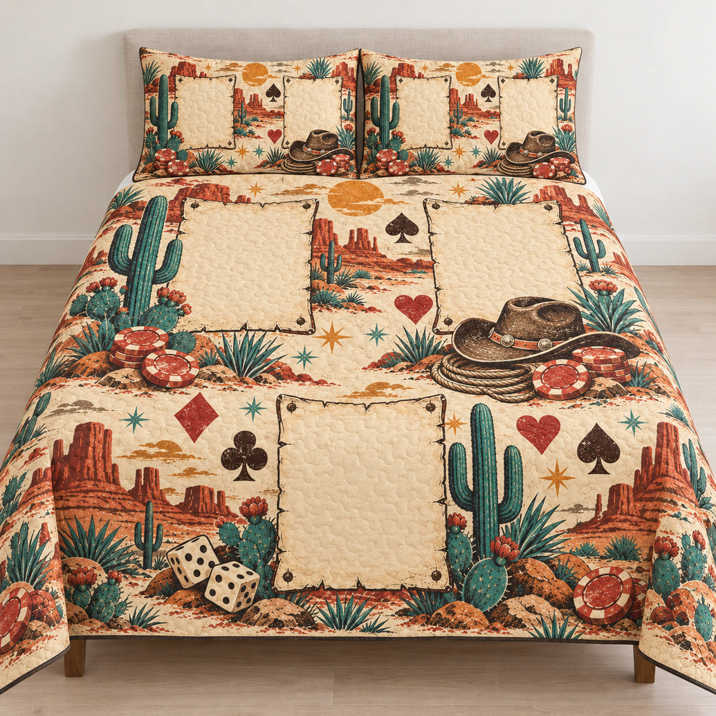 Desert Jackpot Portraits Bedding Set