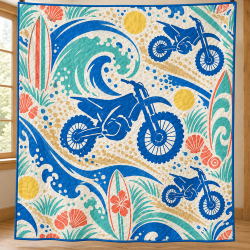 Sandbar Moto Break Quilt Blanket