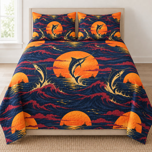 Marlin Ember Horizon Bedding Set