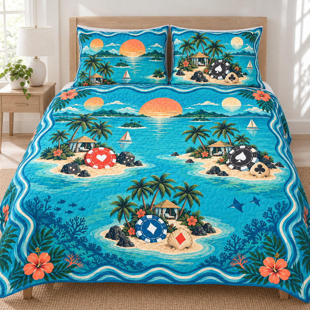 Island Ante Sunspots Bedding Set