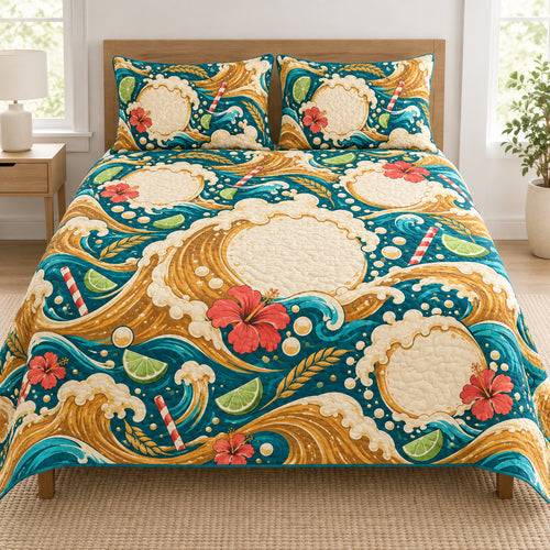 Hoppy High Tide Portrait Bedroom Bedding Set