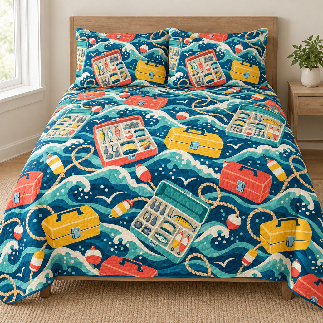 Drifting Tacklebox Swell Bedding Set