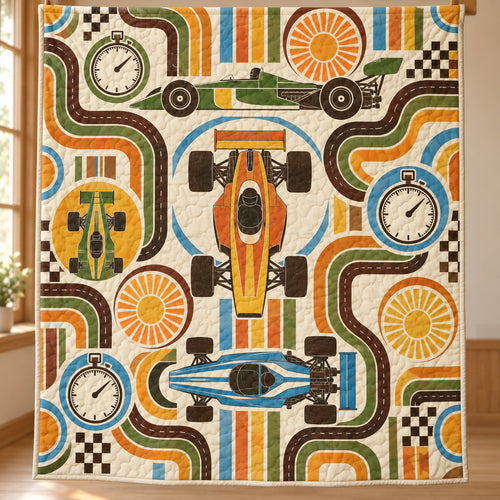 Sunset Grand Prix Archive Quilt Blanket