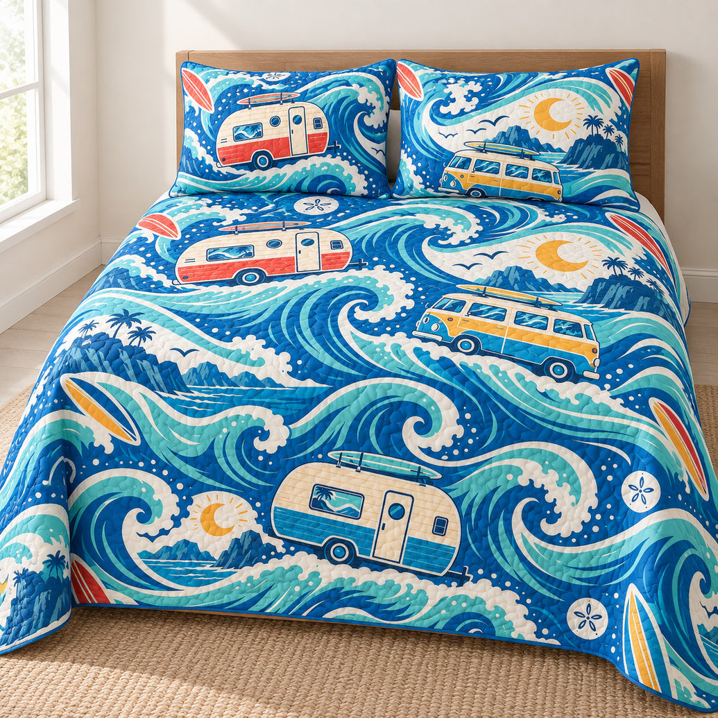 Pacific Caravan Curl Bedding Set