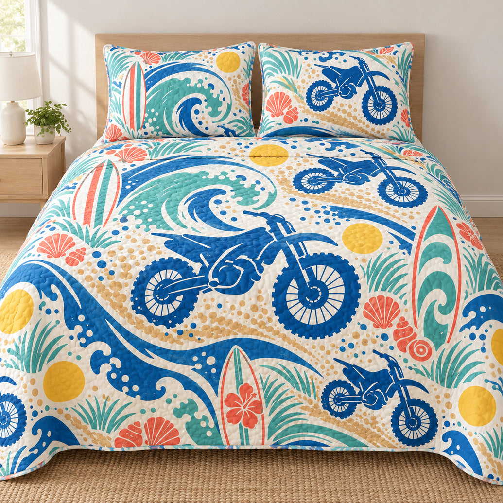 Sandbar Moto Break Bedding Set