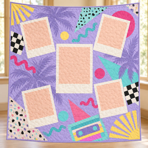 Miami Memory Frame Bedroom Quilt Blanket
