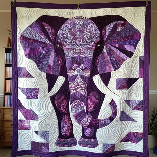 Oasis Ornaments Quilted Blanket - Throw (55" x 60")