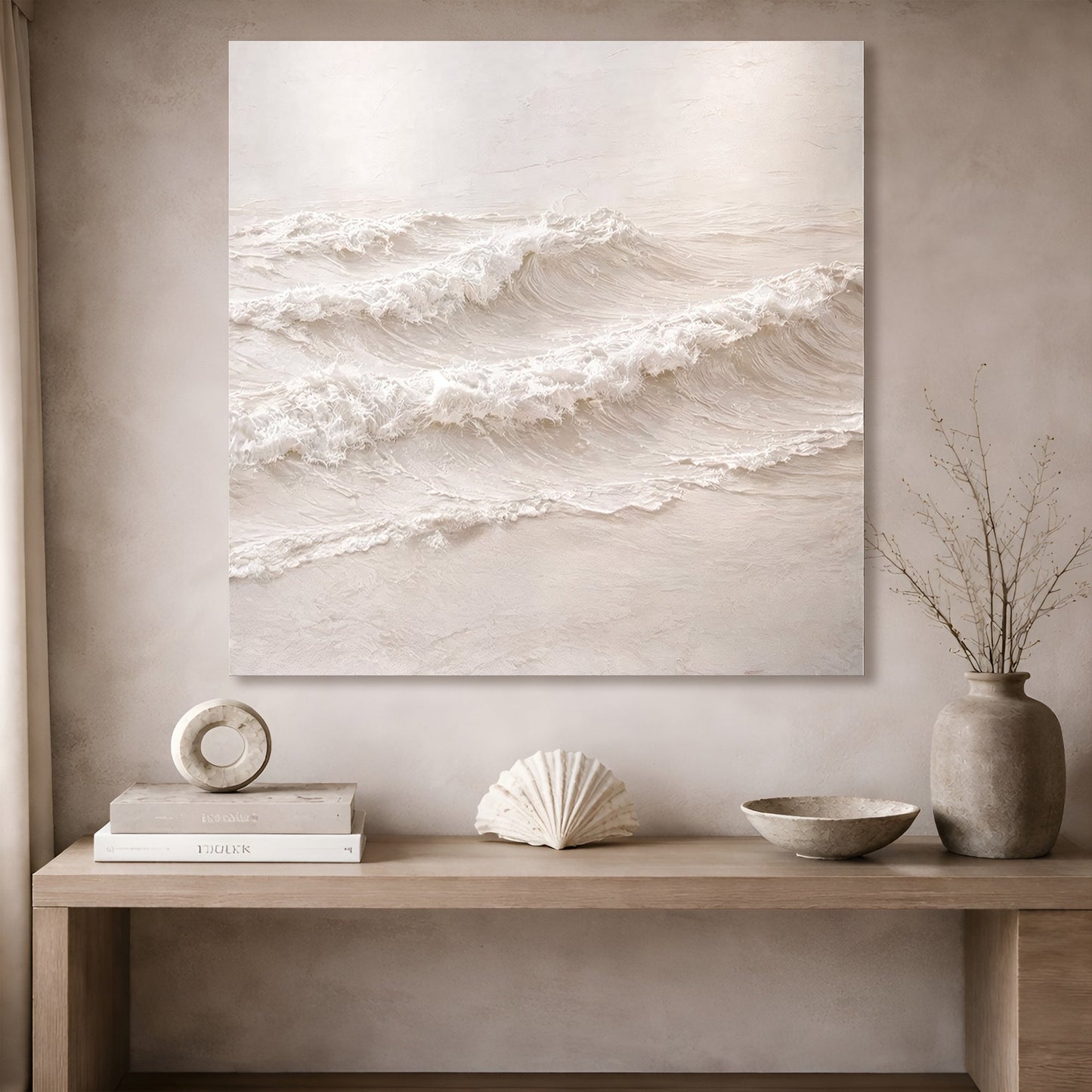 White Ocean Waves — Rolling Surf