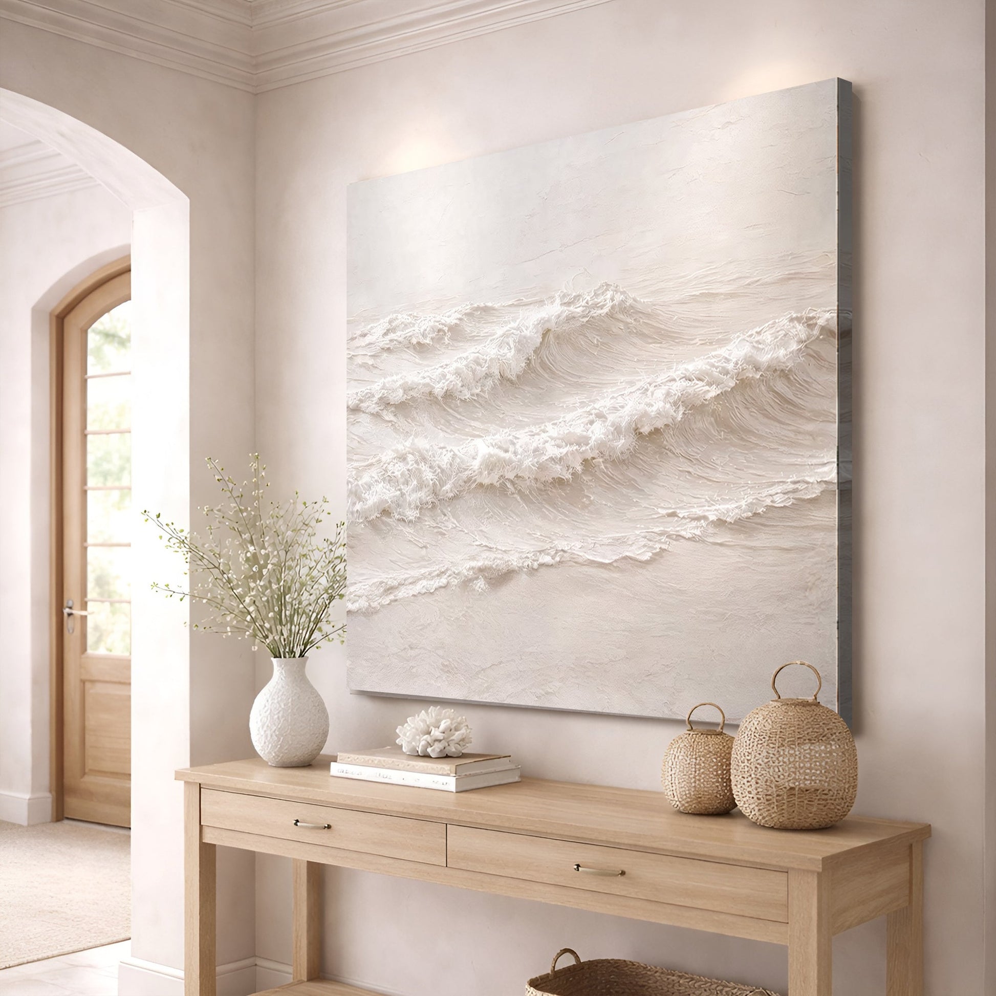 White Ocean Waves — Rolling Surf