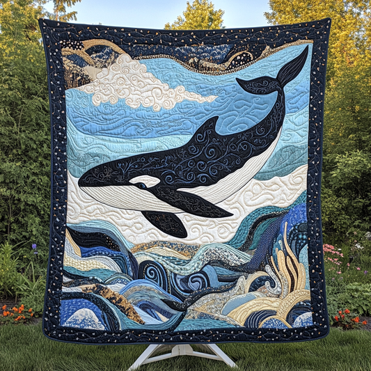 Ocean Apex Quilted Blanket - Throw (55" x 60")