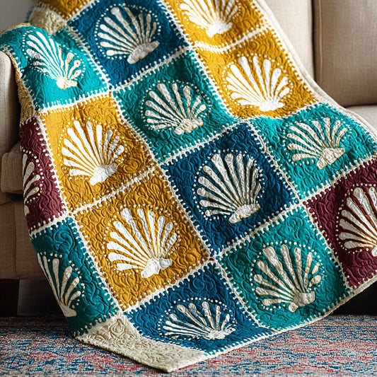 Ocean Life Quilted Blanket - Baby (30" x 40") - Pack 1
