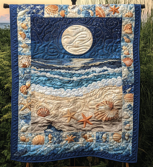 Ocean View Art Quilt Hanging - Baby (30" x 40")