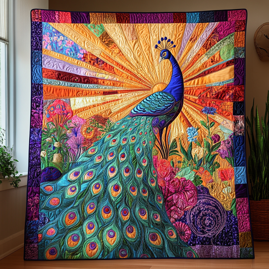 Opulent Plumage Quilted Blanket - Baby (30" x 40")