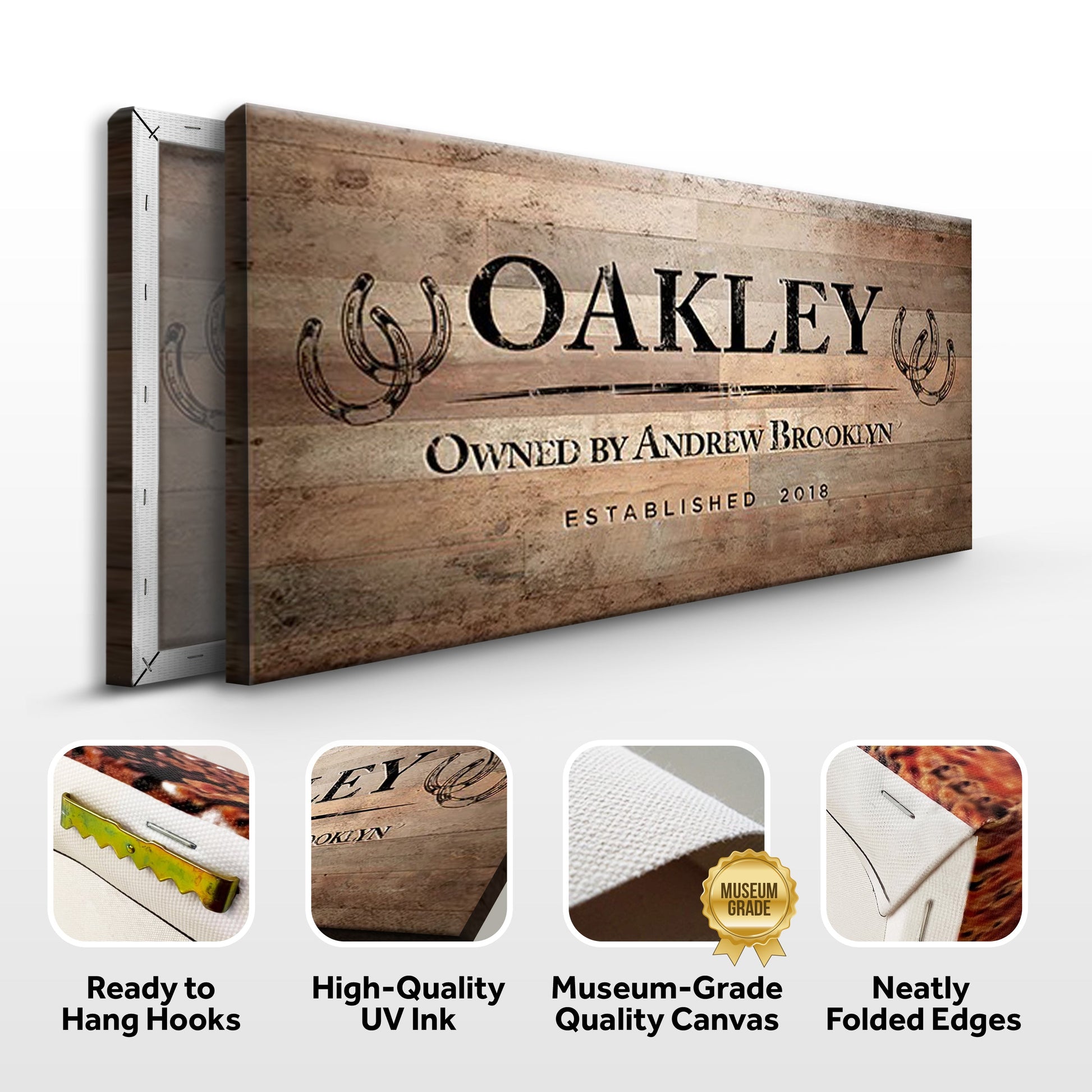 Horseshoe Wall Art Sign