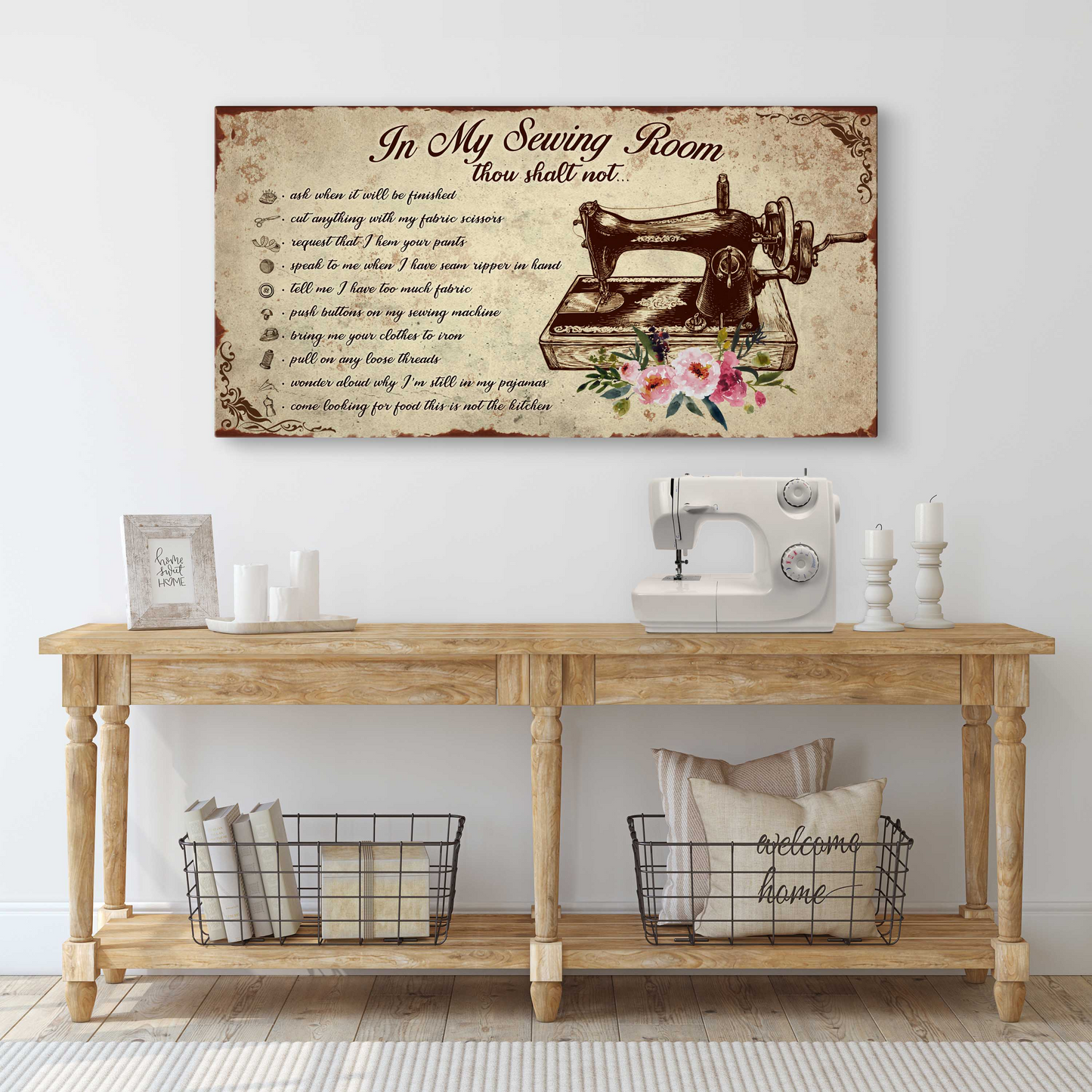 Sewing Room Sign