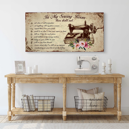 Sewing Room Sign