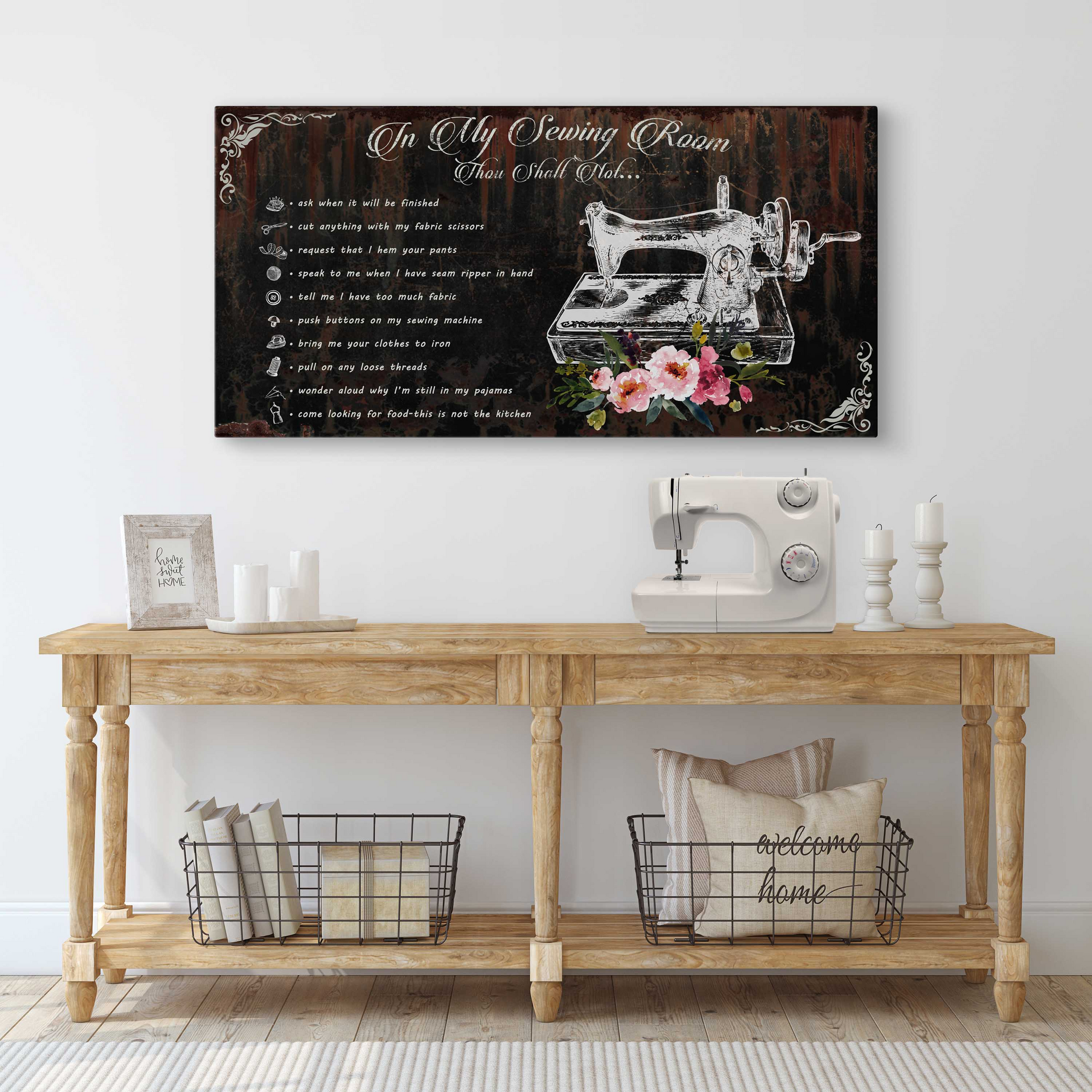 Sewing Room Sign