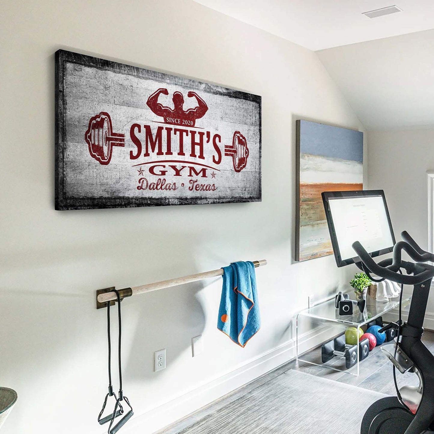 Gym Sign III - canvas