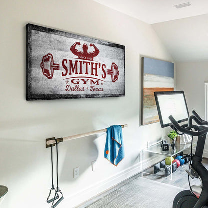 Gym Sign III - canvas