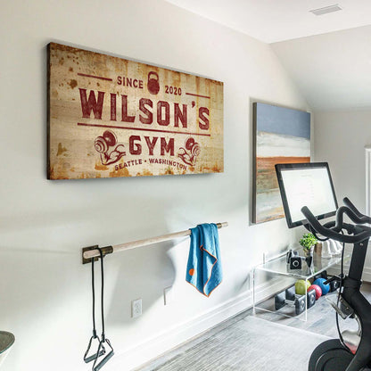 Gym Sign XIV - canvas