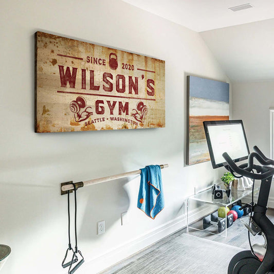 Gym Sign XIV - canvas