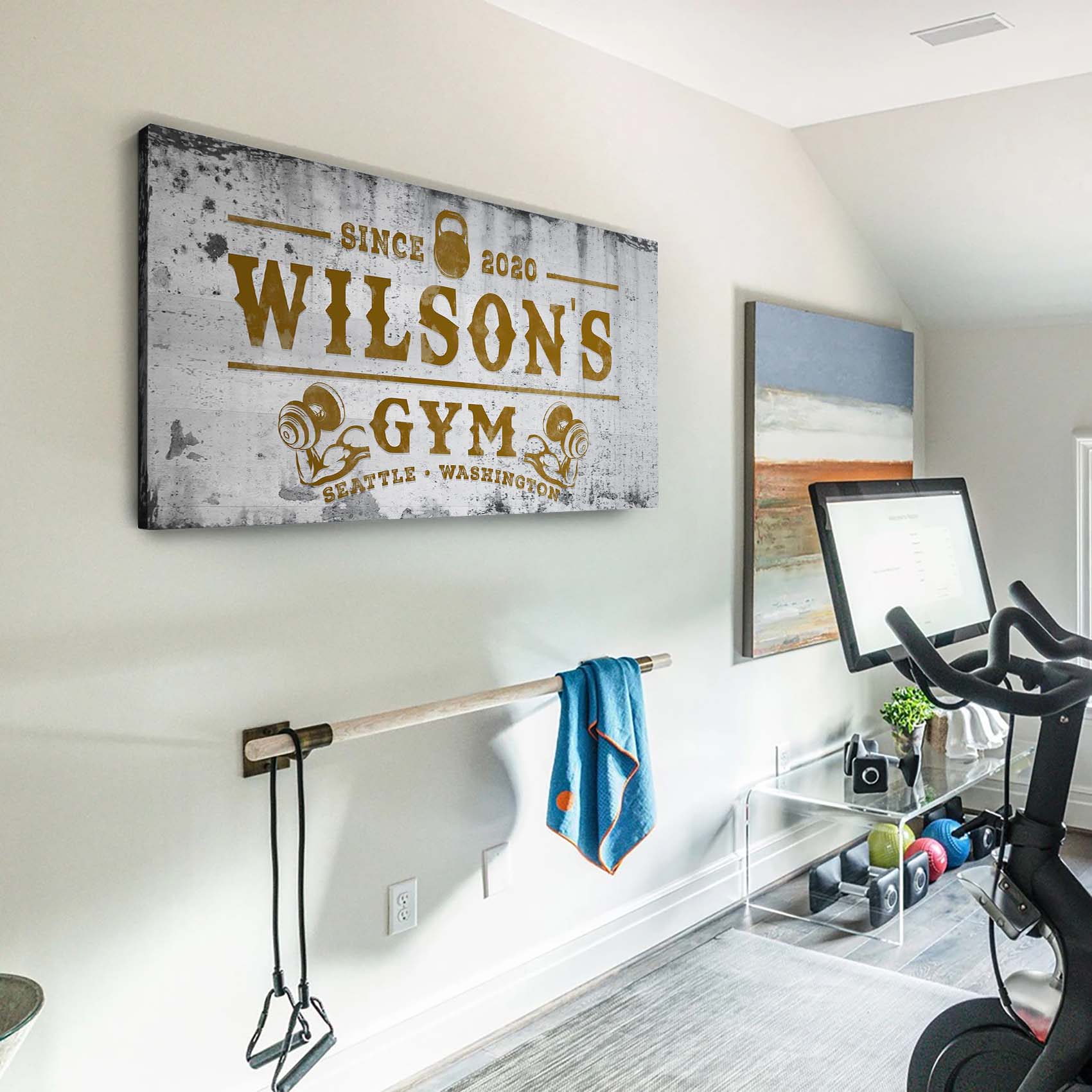 Gym Sign XV - canvas