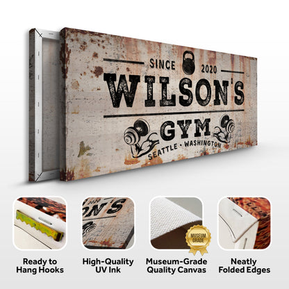Gym Sign VI - canvas