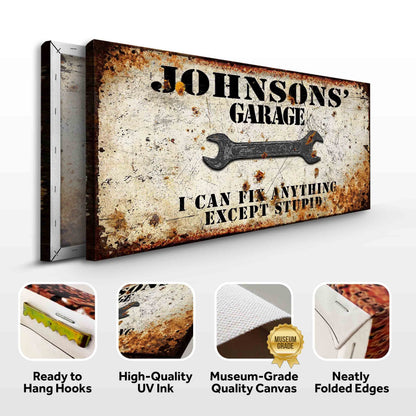 Garage Sign - canvas