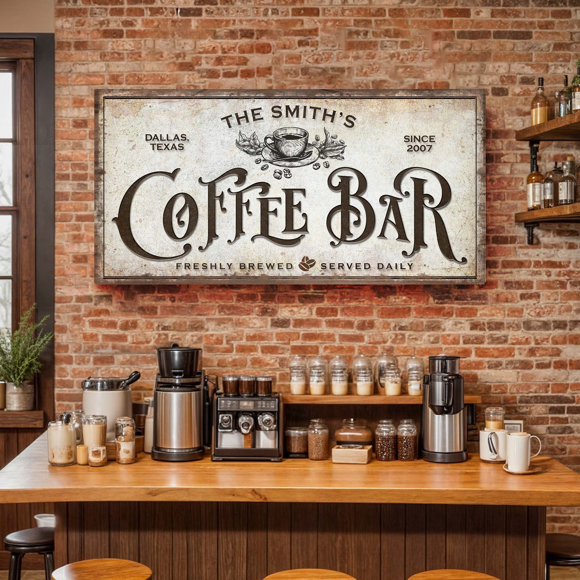 Coffee Bar Sign VII
