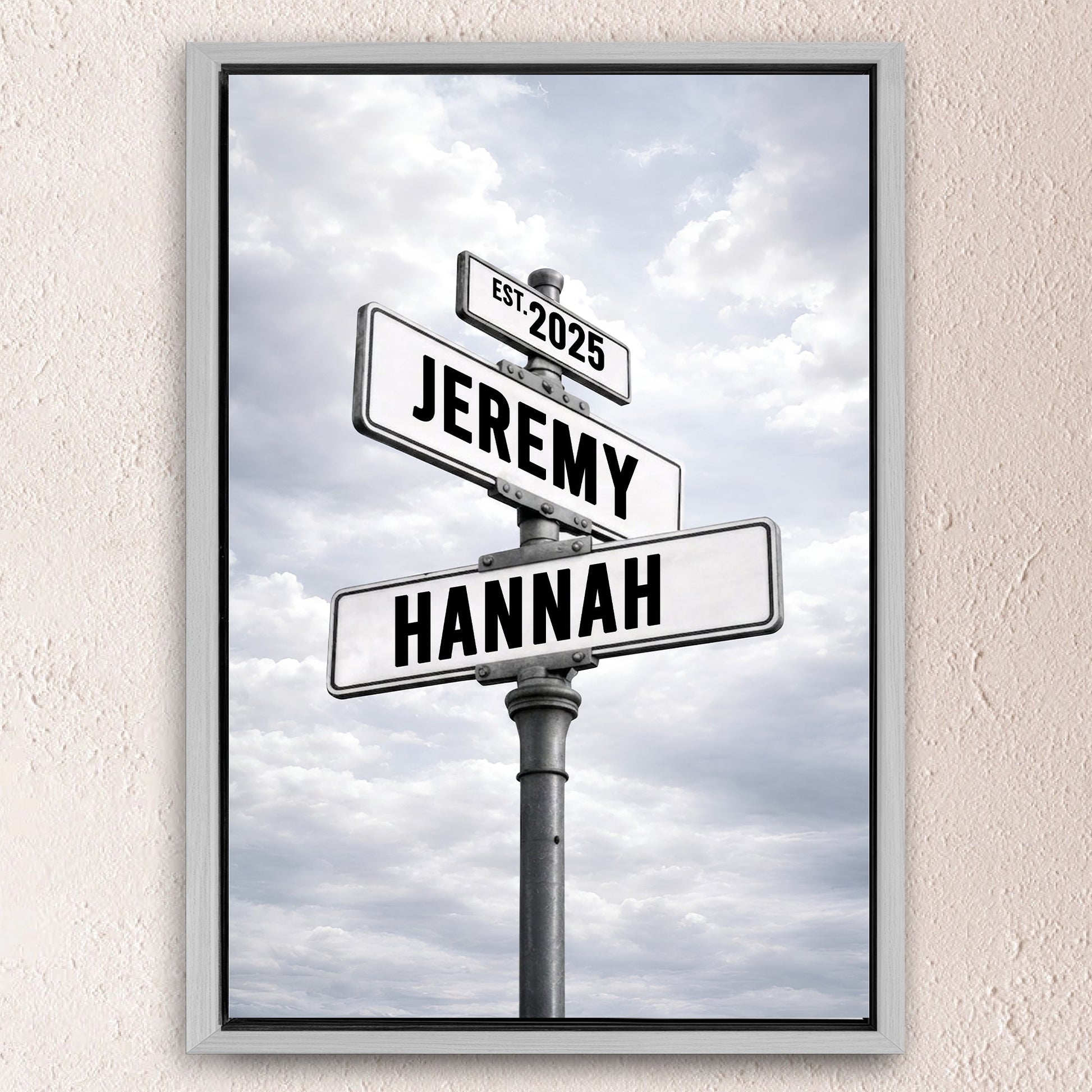 Personalized Family Street Name Wall Sign