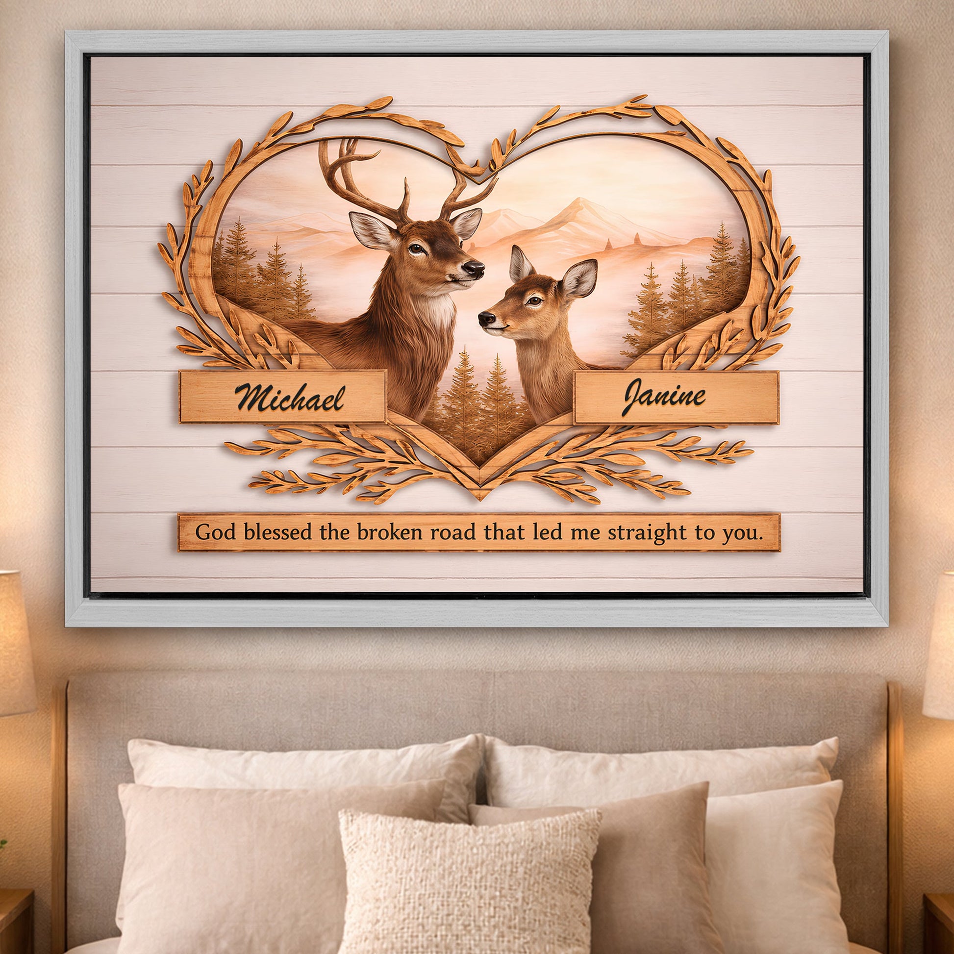 Custom Deer Gift Wall Sign