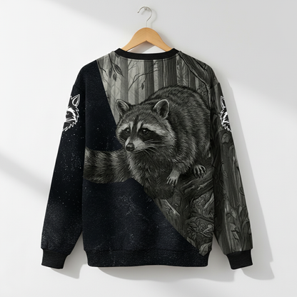 Grey Woods Raccoon - Elite Hunting All Over Print Shirt