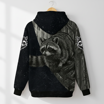 Grey Woods Raccoon - Elite Hunting All Over Print Shirt