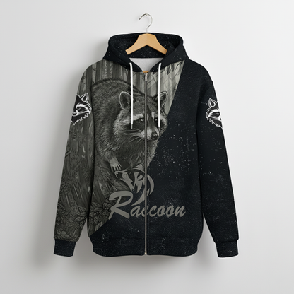 Grey Woods Raccoon - Elite Hunting All Over Print Shirt
