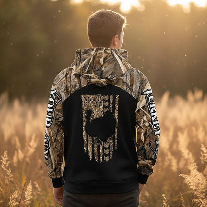 Custom Name Turkey Hunting Camo Grass All Over Print Shirt