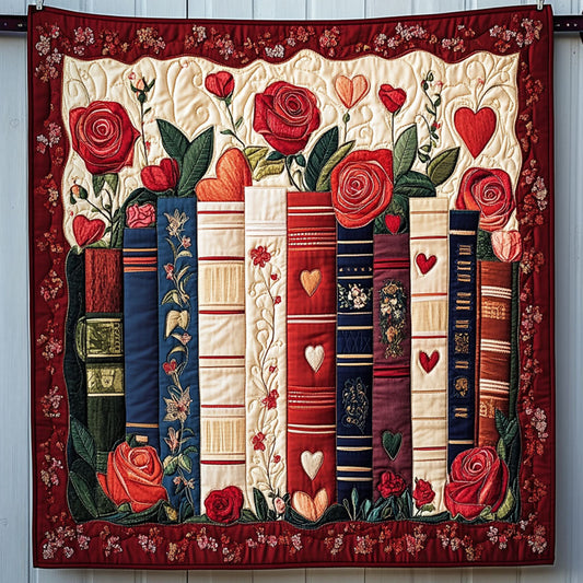 Pages of Love Quilted Blanket - Baby (30" x 40")