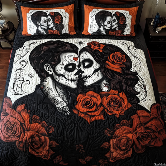 Passion Beyond Death 3-Piece Quilted Bedding Set - Single (59" x 70")