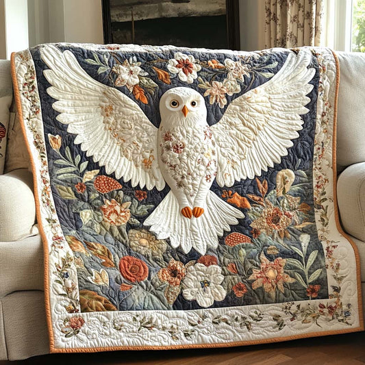 Patched Owl Wisdom Quilted Blanket - Baby (30" x 40") - Pack 1