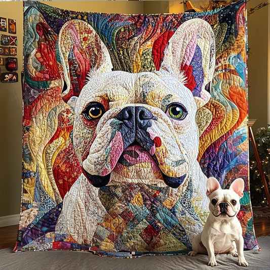 Patchwork Pup Perfection Quilted Blanket - Throw (55" x 60")