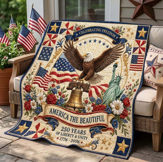 Patriot Glory Commemorative Quilted Blanket - Baby (30" x 40") - Pack 1