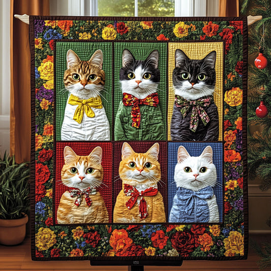 Paw Prints of Love Quilted Blanket - Throw (55" x 60")