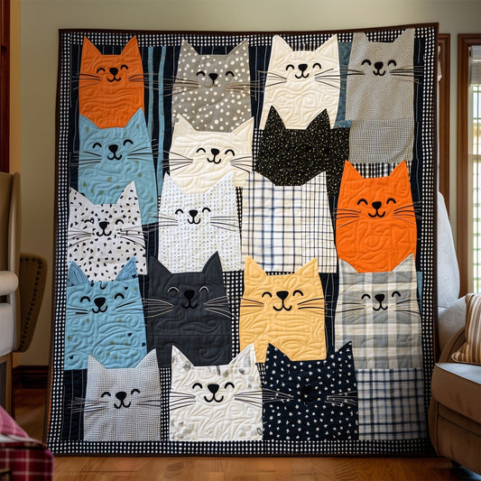 Paws N Patches Quilted Blanket - Throw (55" x 60")