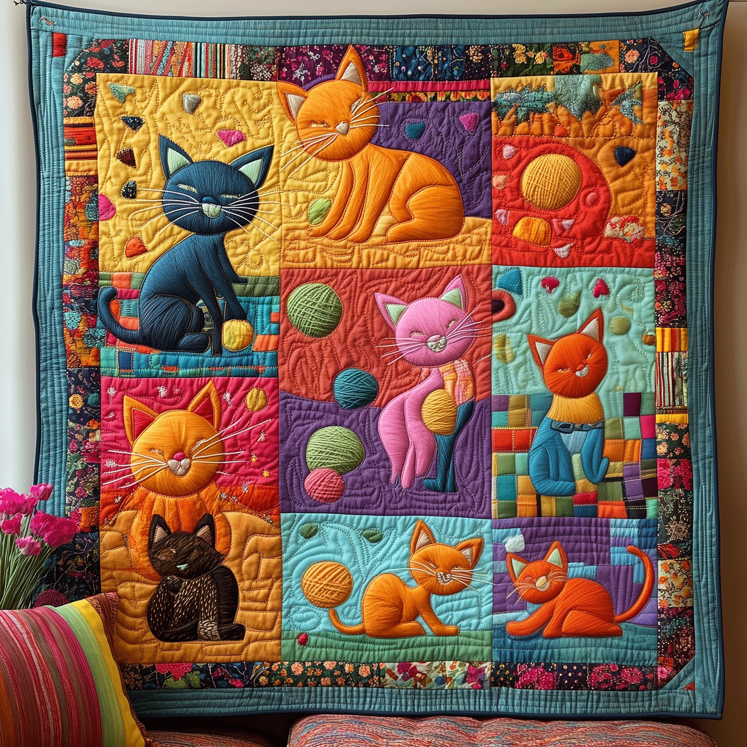 Throw (55'' x 60'')