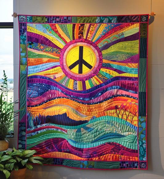 Peaceful Dream Quilted Blanket - Throw (55" x 60")