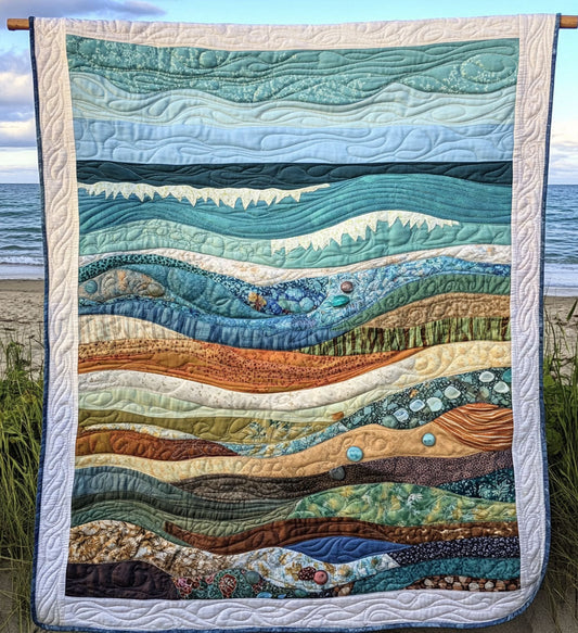 Peaceful Universe Journey Quilted Blanket - Throw (55" x 60")