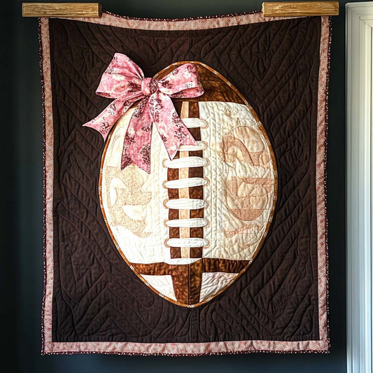 Pigskin Playmakers Quilted Blanket - Throw (55" x 60")